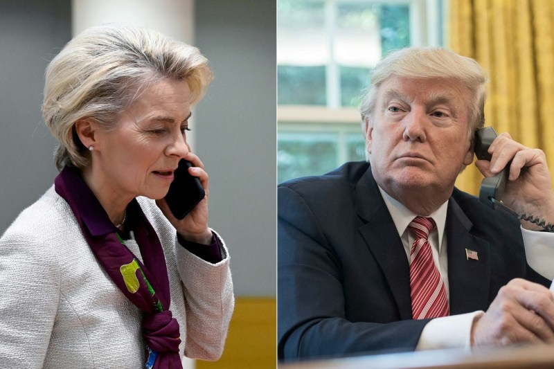 Ursula von der Leyen și Donald Trump au discutat despre comerț. „UE a rămas fermă” / Detalii din convorbire