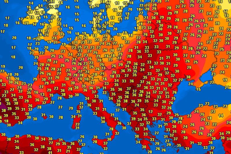 Valurile de căldură afectează simultan multiple regiuni ale globului. Unde s-au atins 50 de grade Celsius și care sunt temperaturile în Europa?