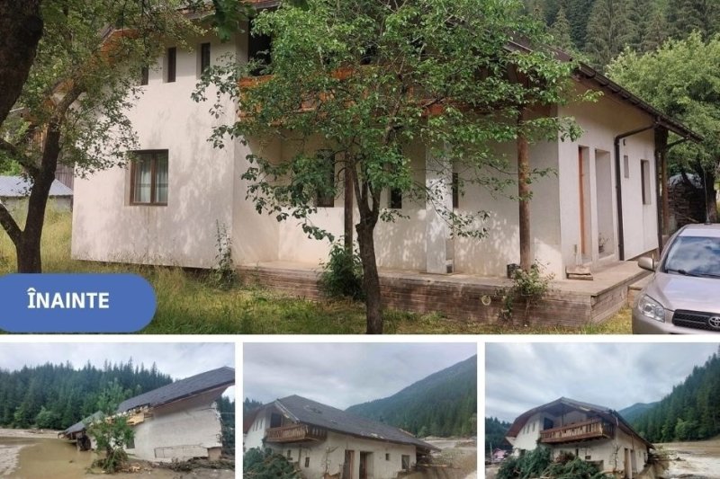 Primele compensații după inundațiile din Broșteni: Câți bani au încasat proprietarii caselor distruse complet de ape