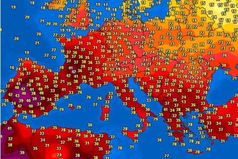 România sub caniculă: Patru localități au atins peste 40 de grade Celsius