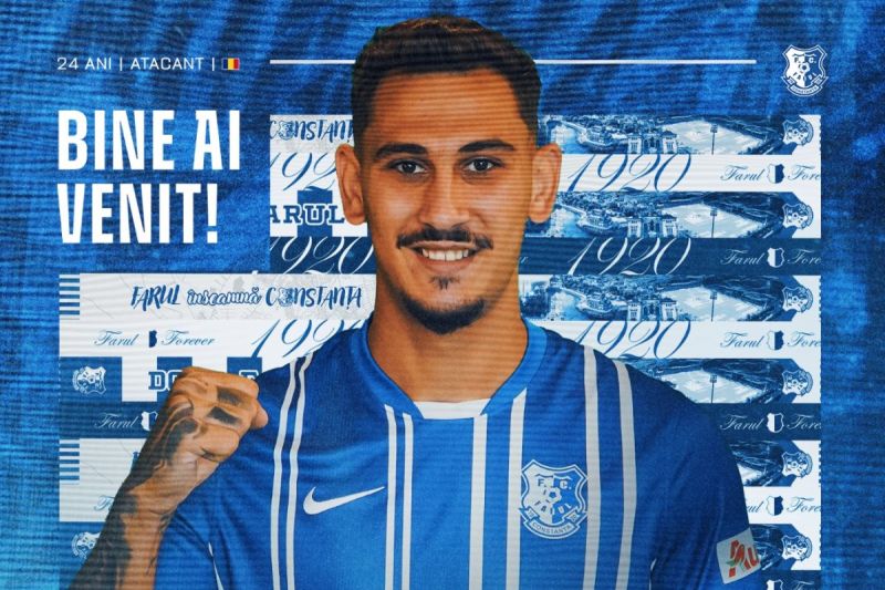 Superliga: Farul Constanța l-a transferat pe un atacant de la Universitatea Craiova