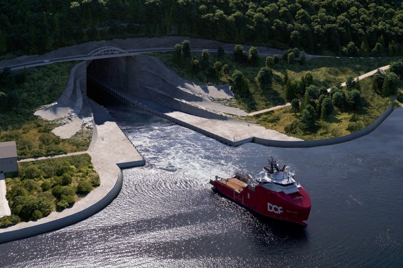 VIDEO: Norvegia deschide primul tunel destinat navelor la nivel mondial, conceput pentru a ocoli o zonă în care marea forțează echipajele să tracteze ambarcațiunile spre țărm.