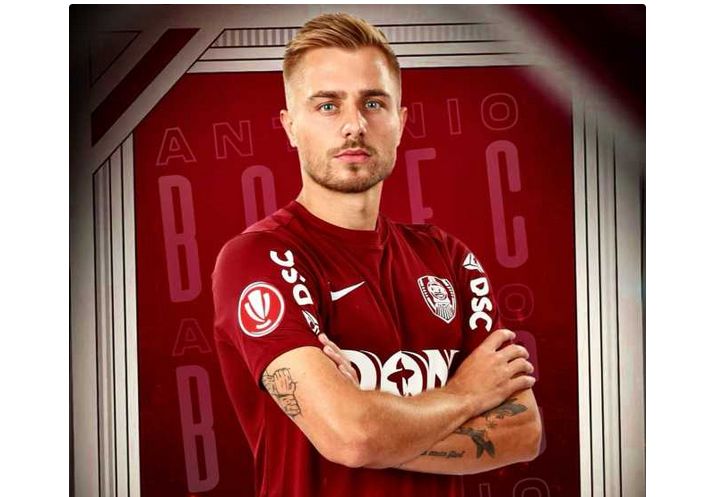 CFR Cluj se desparte de fundașul croat Antonio Bosec
